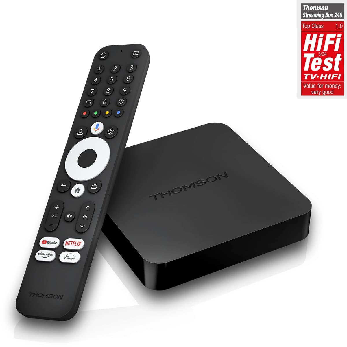 Thomson - Streaming Box - 240G - 8 GB - 4K UHD — afbeelding 1