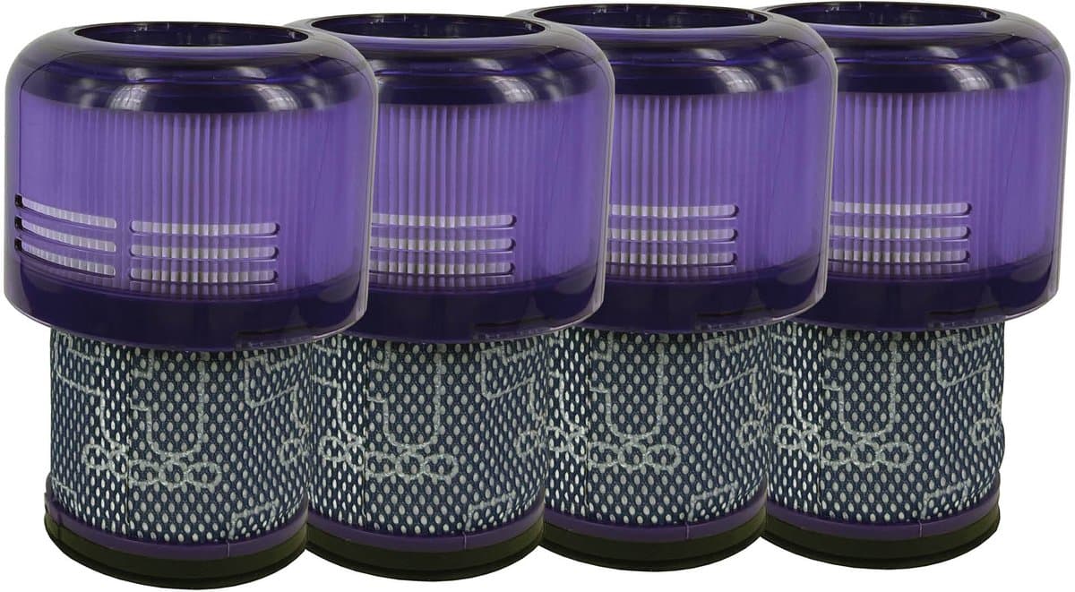 Multaparts® HEPA Filter cassette (set a 4 stuks) geschikt voor Dyson V11 & V15 - Wasbaar - | Gemaakt van duurzaam katoen en eenvoudig te reinigen | Meet op voor je besteld | Vervanger voor Dyson 970013-02 — afbeelding 1