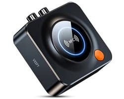Vesfy Bluetooth 5.1 Ontvanger met NFC - AUX & RCA Audio Adapter - Voor Auto, Versterker & Speakers