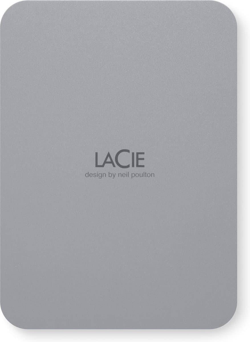LaCie Mobile Drive Secure externe harde schijf 2000 GB Grijs — afbeelding 1