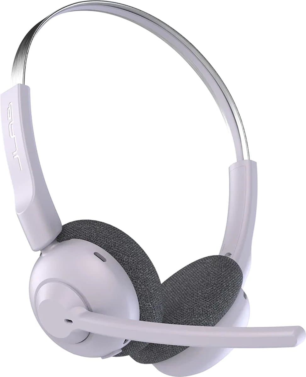JLab Go Work Pop Headset met Microfoon - Draadloze Headset Bluetooth - Noise Cancelling Microfoon - 50 Uur Speeltijd - Lila — afbeelding 1