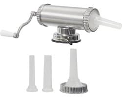 Worstenmaker - worstenvuller worst machine worsten vulmachine - handmatig - 3 vulbuizen