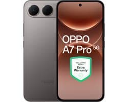 OPPO A7 Pro 5G 6 + 256GB Shine Titanium - Extra Garantie