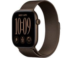 Apple Watch Series 12 - Wifi + 5G - 42 mm - Donkerbrons - S/M