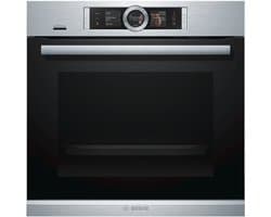 Bosch HRG6769S6B - Inbouwoven - Pyrolytisch + Hydrolytisch reiniging - Home connect - 71 l - Kinderslot - RVS - Toegevoegde stoomfunctie voor verbeterd bakken en braden