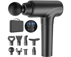 KLS® Massage Gun - Massage Gun Professioneel - Massage Pistool - Zwart - 20cm x 13cm x 8cm