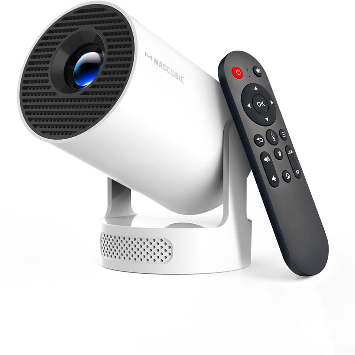 Mini Beamer – WiFi en Bluetooth – Native 720p – 4K Ondersteuning – 180° Draaibaar – 8000 Lumen — afbeelding 1