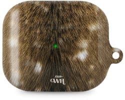 xoxo Wildhearts hoesje geschikt voor AirPods Pro - Bambi Bliss - Ook als telefoonhoesje verkrijgbaar - schokbestendige case - koptelefoonhoes - Hoesje met dierenprint - Hert - Bruin