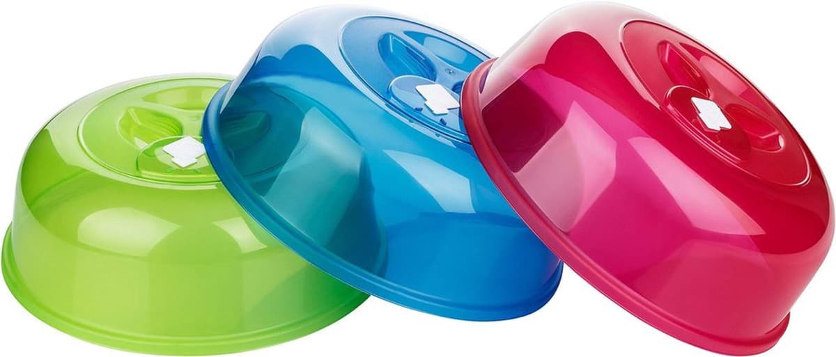 Set van 3 Magnetron Lids met Ventilatieopeningen — afbeelding 1