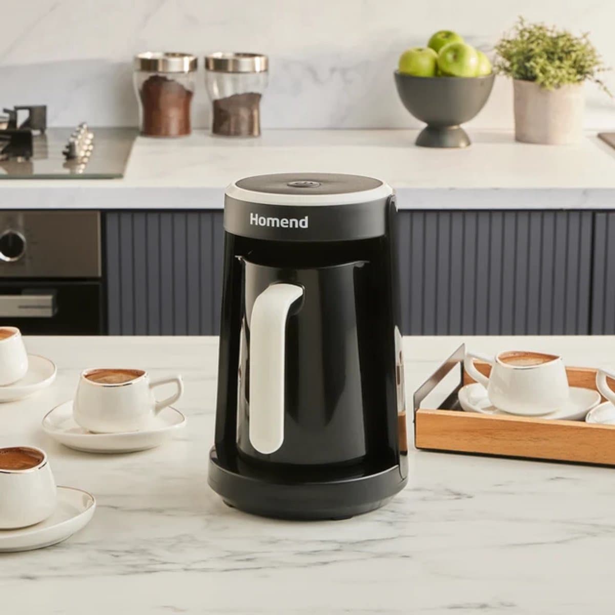 Homend Pottoman 1818 - Turkse Koffiemachine – 300 ml – 5 Kopjes – 480W – Automatische Uitschakeling — afbeelding 1