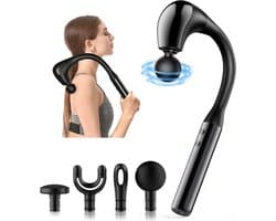 SnelShoppen - Massage Hammer, Nek en Schouder Massager, Spier Massage Gun met Timer Functie, Diepe Weefsel Percussie Massager voor Ontspanning en Pijn