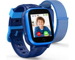 Ralio R5 GO - GPS horloge kind - 4G - Smartwatch Kinderen Met Simkaart - Video bellen& SOS-knop - GPS Tracker Kind - Schoolmodus - Waterdicht Kinderhorloge - Stappenteller, Geofencing -Cadeaus voor Jongens en Meisjes