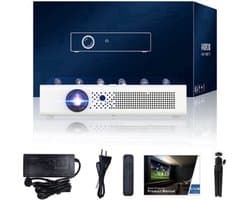Beamer 600 ANSI Lumen - Android 9.0 Smart Projector - 1080p Resolutie - LED Lichtbron - Voor Thuisbioscoop En Presentatie