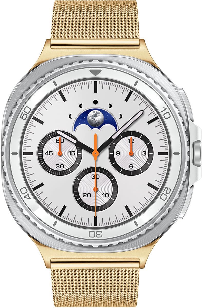 Samsung Special Edition Galaxy Watch 8 CLASSIC LTE Wit/Goudkl Mesh 46mm — afbeelding 1