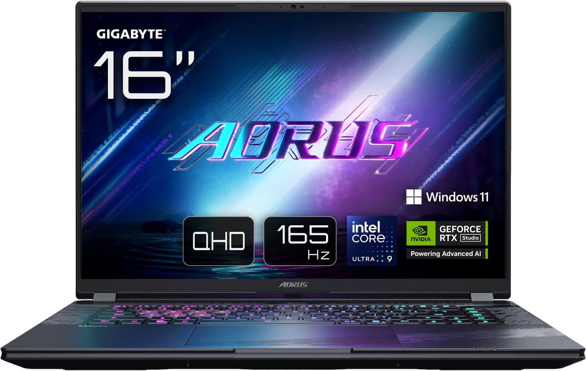 GIGABYTE AORUS ELITE 16 BWHC3EEC65SP 16'' gaming laptop — afbeelding 1