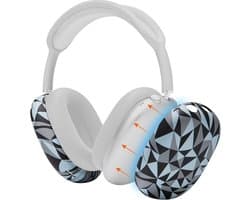 Beschermhoes Hoofdtelefoon voor Airpods Max / Oorschelpen Cover Premium Siliconen Grijs