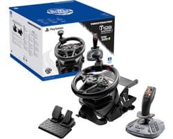 Thrustmaster Simtask Farming Pack voor Playstation - 3 producten : T128-Racestuur met pedalen, Bevestigingssysteem en FarmStick-Joystick - voor PS5 en PC