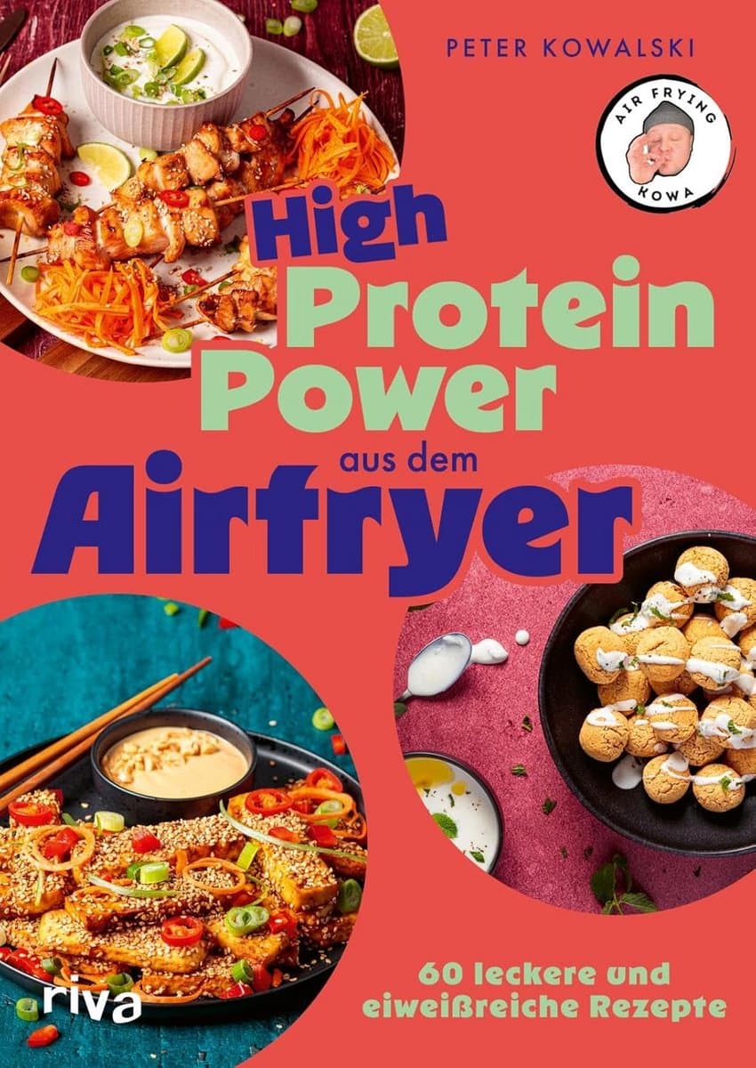 60 Eiwithoudige Recepten voor de Airfryer: Gezond Koken en Bakken met de Heteluchtfriteuse — afbeelding 1