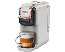 HiBrew 5-in-1 Koffiecupmachine – Meerdere Capsules – Heet/Koud – 19Bar – 1450W – Wit