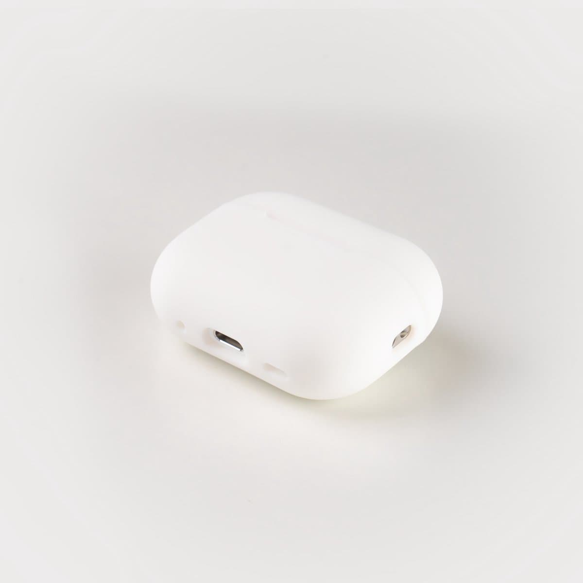 Hoesje voor de AirPods Pro 3 in de kleur Wit - TCH - Beschermhoes - Siliconen - Case - Soft case — afbeelding 1