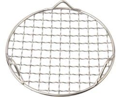 KZQ Rond Roestvrijstalen Grillrek 15 Cm Met Stabiele Voeten, Multifunctioneel Barbecue Gaas voor Koken Afkoelen en BBQ Accessoires