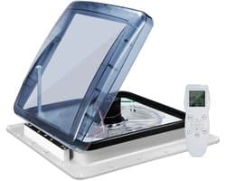 Trendique - Plafondventilator - Afzuigventilator - Dakventilator - 12V - Met afstandsbediening - 10 snelheden - <35 DB geluidsniveau