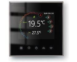 Slimme Programmeerbare Wi-Fi Thermostaat met Touchscreen voor Water, Elektrische en CV-Verwarming | Compatibel met Alexa & Google Home