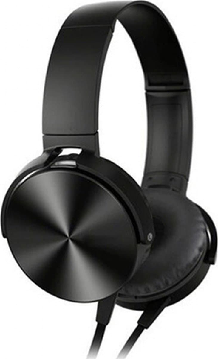 Headset met Microfoon - Computer Headset - Koptelefoon met Microfoon - Headset - Laptop - Koptelefoon - 3.5mm - Plug & Play 450ap (zwart) — afbeelding 1