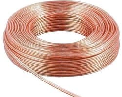 Luidspreker kabel - 2.5mm² - 10 meter - Op rol - Allteq