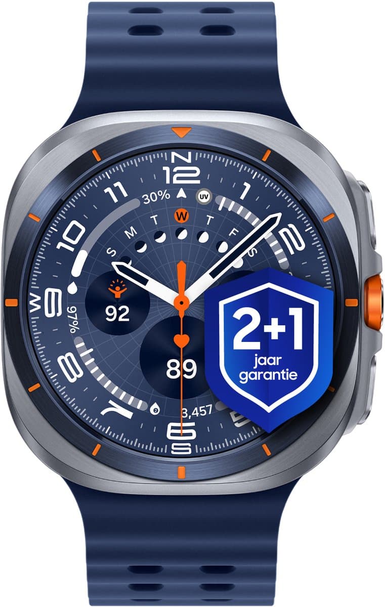 Samsung Galaxy Watch Ultra (2025) - Smartwatch - 47mm - E-simkaart - Titanium Blue + 1 jaar extra garantie — afbeelding 1