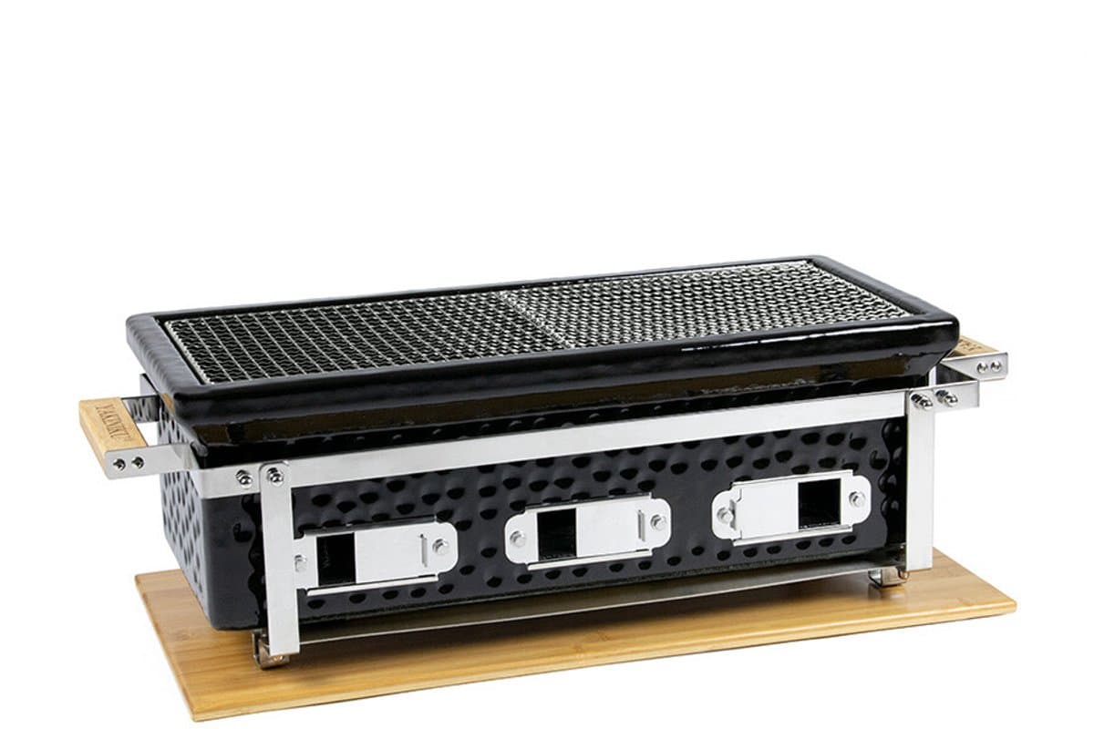 YAKINIKU Shichirin - LARGE - Rechthoekig - 55,5x25,5 cm - Keramiek - 4-8 Personen - Konro & Yakitori Grill - Japanse Tafelgrill — afbeelding 1