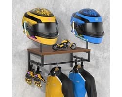 Helmhouder Wandmontagestandaard voor Motoraccessoires en Helmhanger