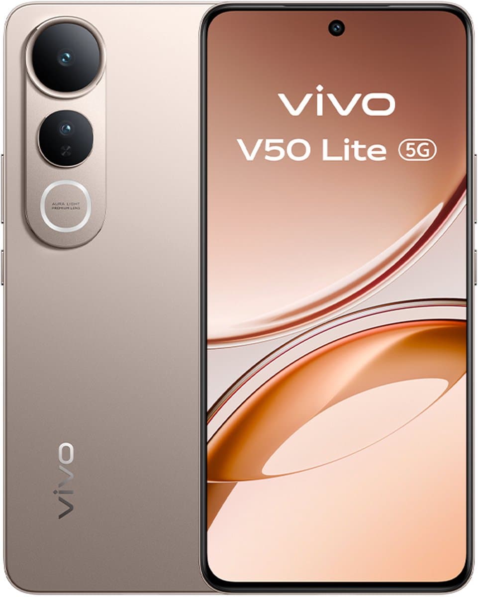 VIVO V50 Lite 5G 17,2 cm (6.77") Dual SIM Android 15 USB Type-C 8 GB 256 GB 6500 mAh Goud — afbeelding 1