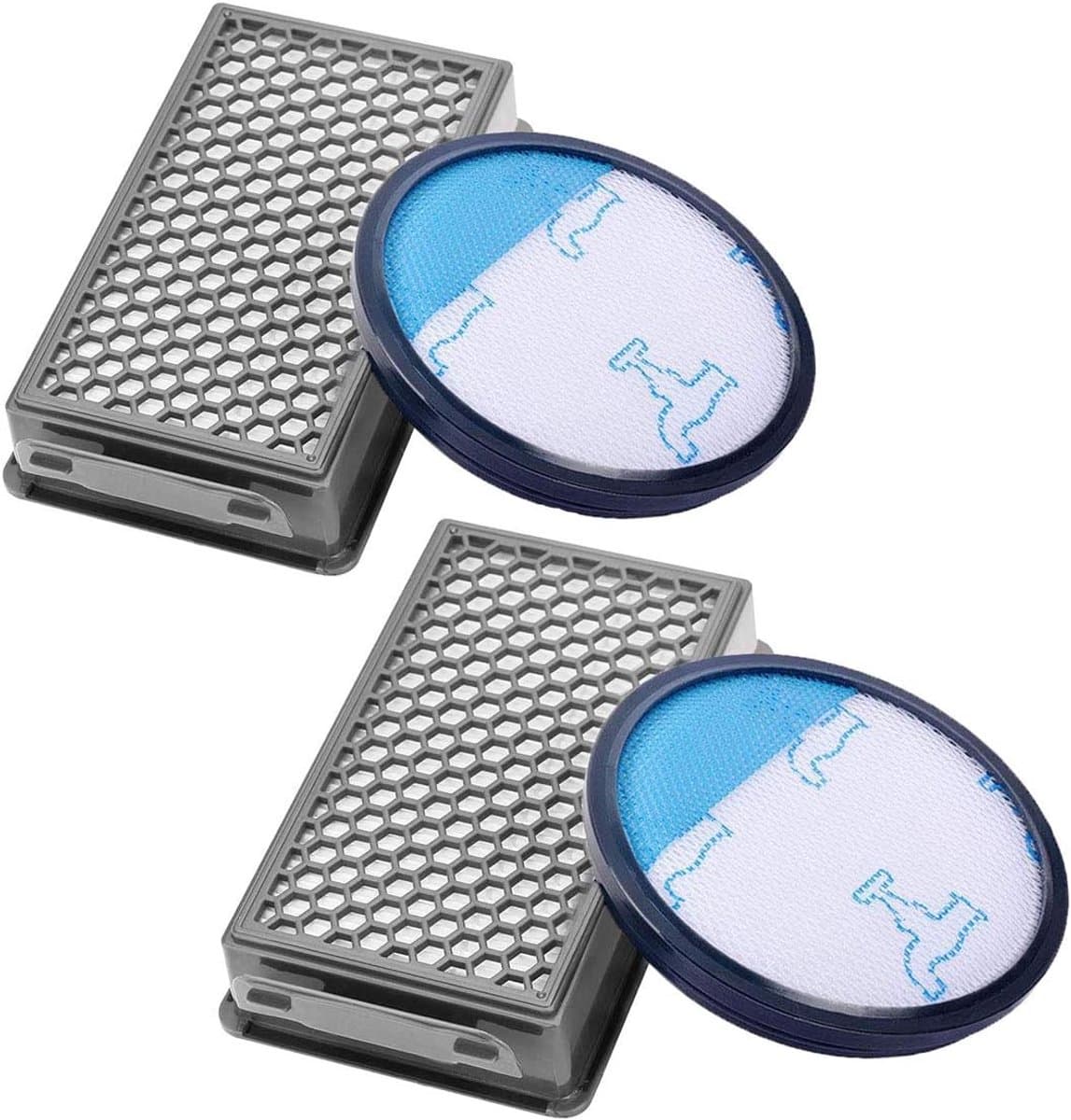 4 filters geschikt voor aspiranten Rowenta ZR005901 Moulinex Tefal Compact Power Cyclonic — afbeelding 1