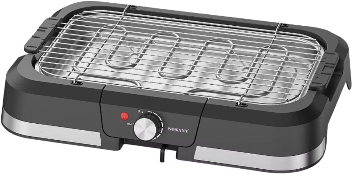 SOKANY Barbecue Machine SK-07054 – 1800W – Elektrische Grill met Thermostaat – Gemakkelijk Schoon te Maken — afbeelding 1