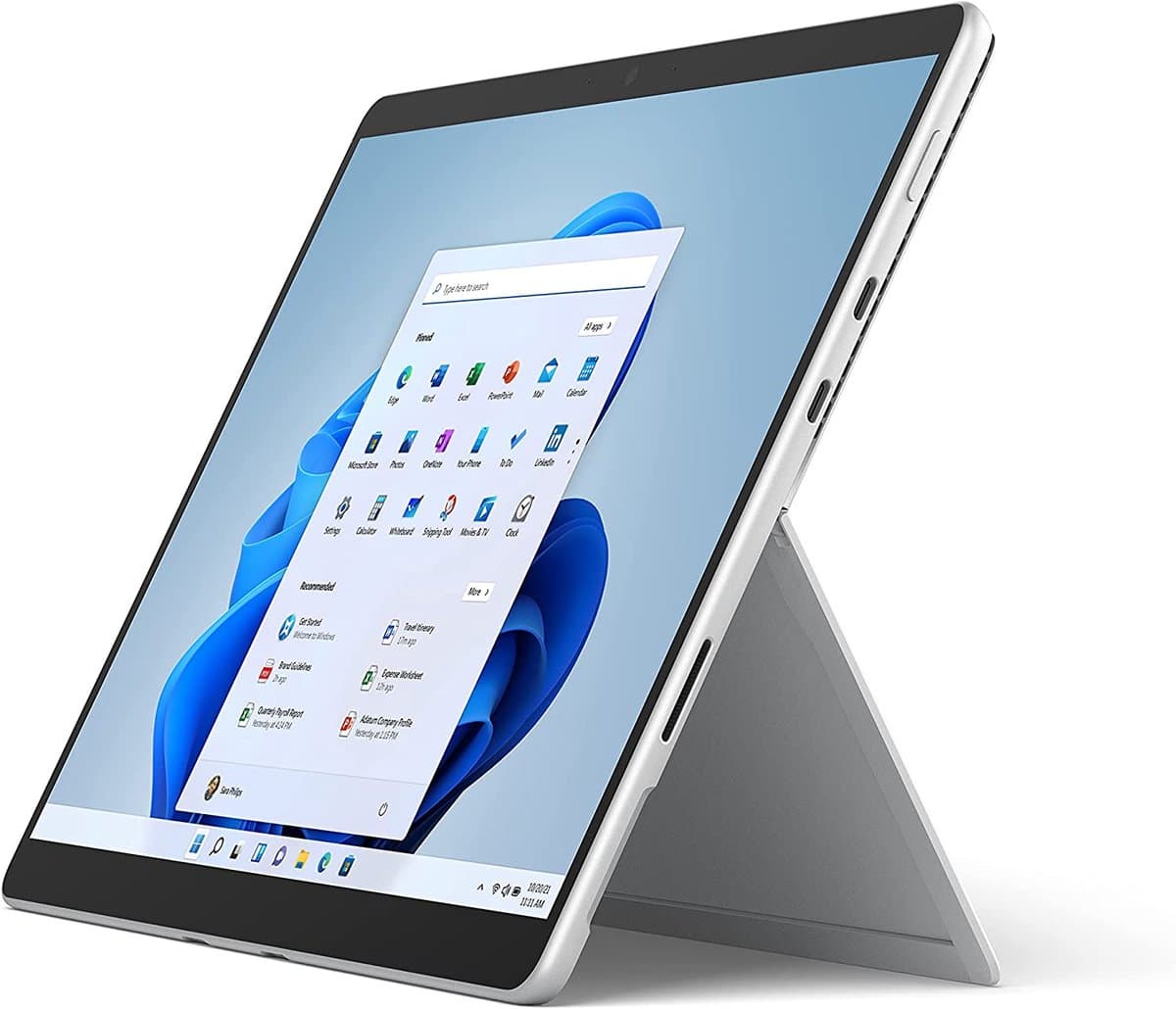 Surface Pro 8 Cellular (256GB SSD | 8GB RAM | i5-1145G7 | Platinum) — afbeelding 1