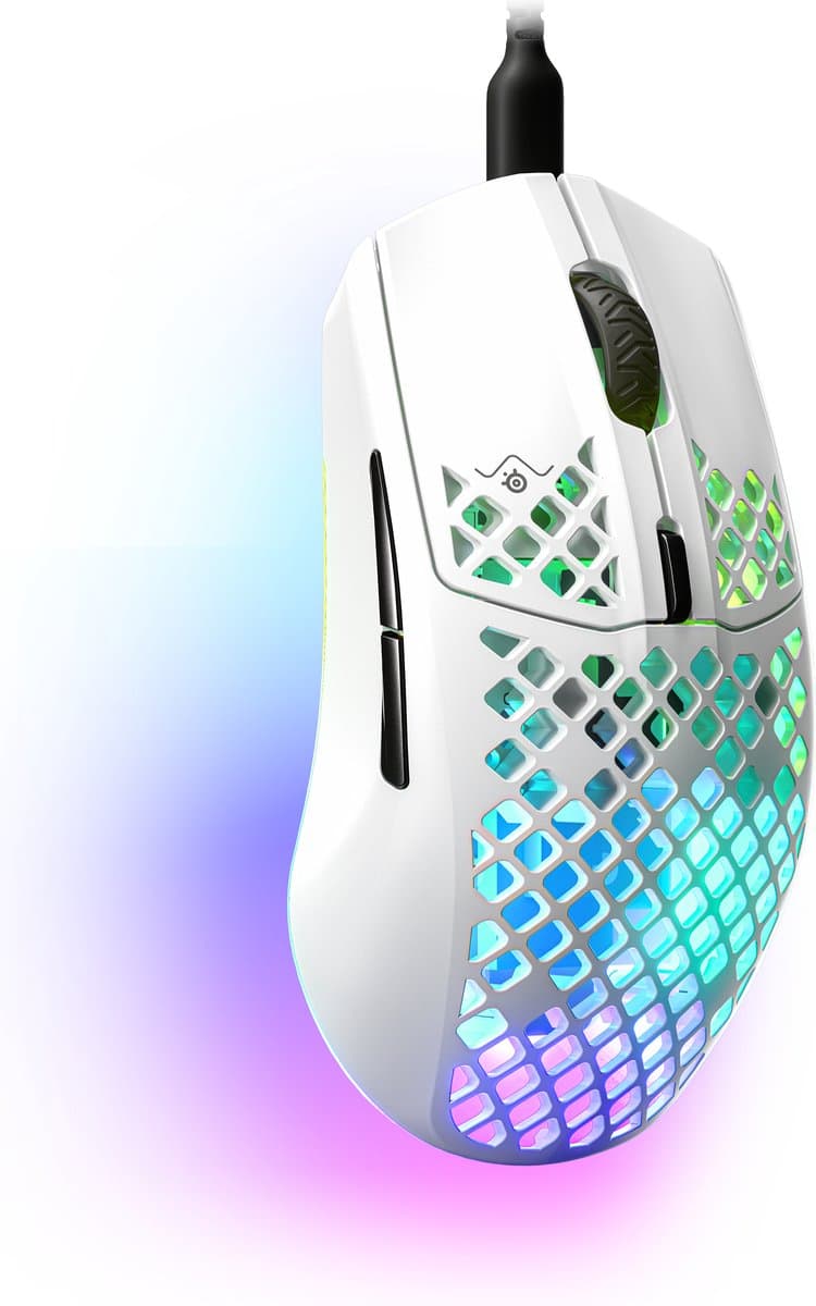 SteelSeries Aerox 3 Gaming Muis 2022 Edition - Wit — afbeelding 1