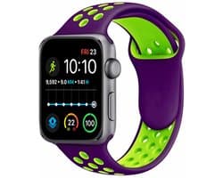 Royal Supplies RF-93 - Smartwatch - Smartwatch Dames - Smartwatch Heren - Screenprotector- Groen/Paars