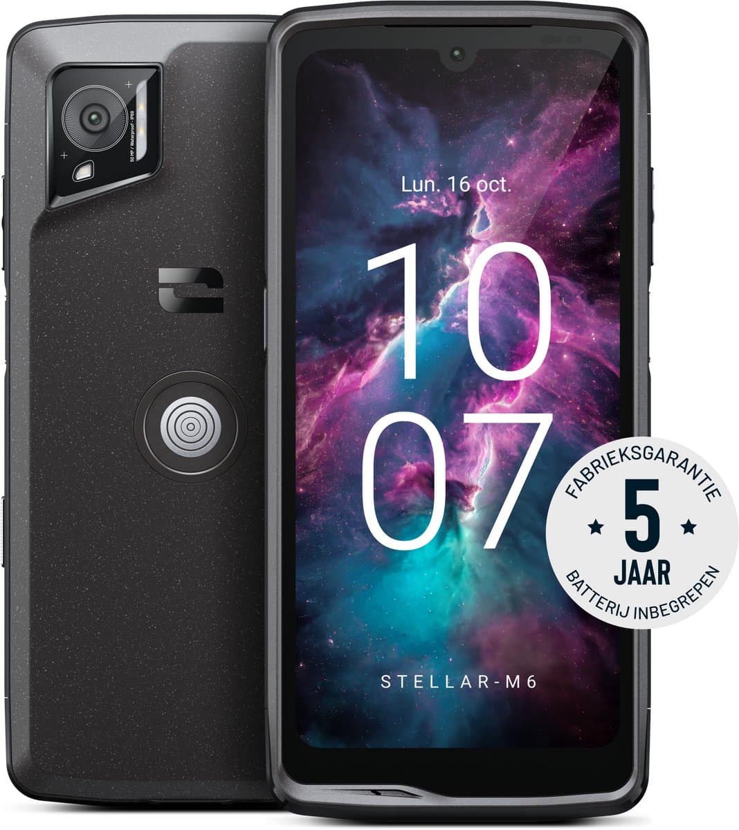 CROSSCALL Stellar M6 Smartphone - 128 GB - 5G - Zwart - 128 GB Zwart — afbeelding 1