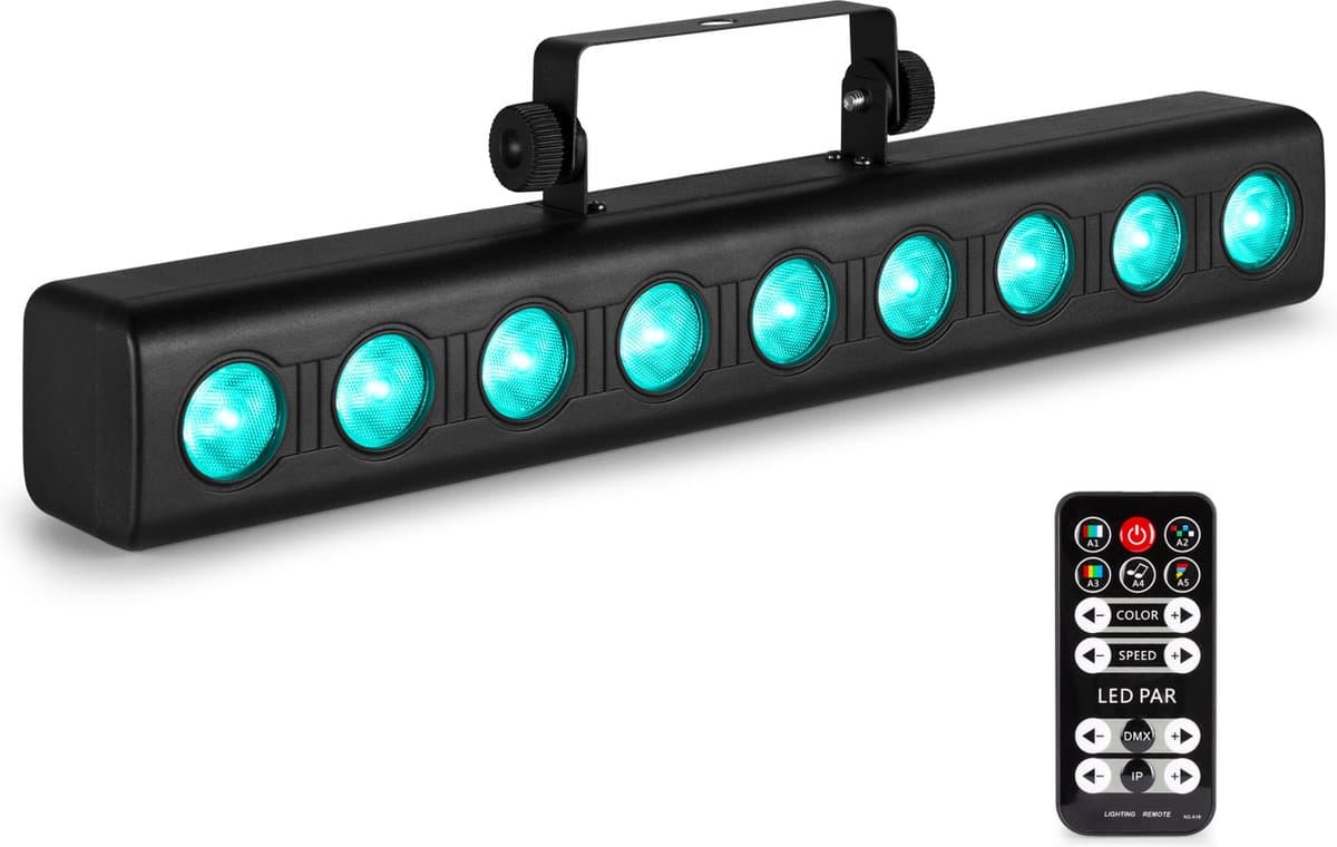 Partybar - Fuzzix Orion feestverlichting voor café en mancave - Met RGBW LED’s en afstandsbediening — afbeelding 1