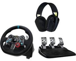 Logitech G G29 Driving Force Gaming Stuurwiel + G435 gaming headset - PlayStation 4 - PlayStation 5