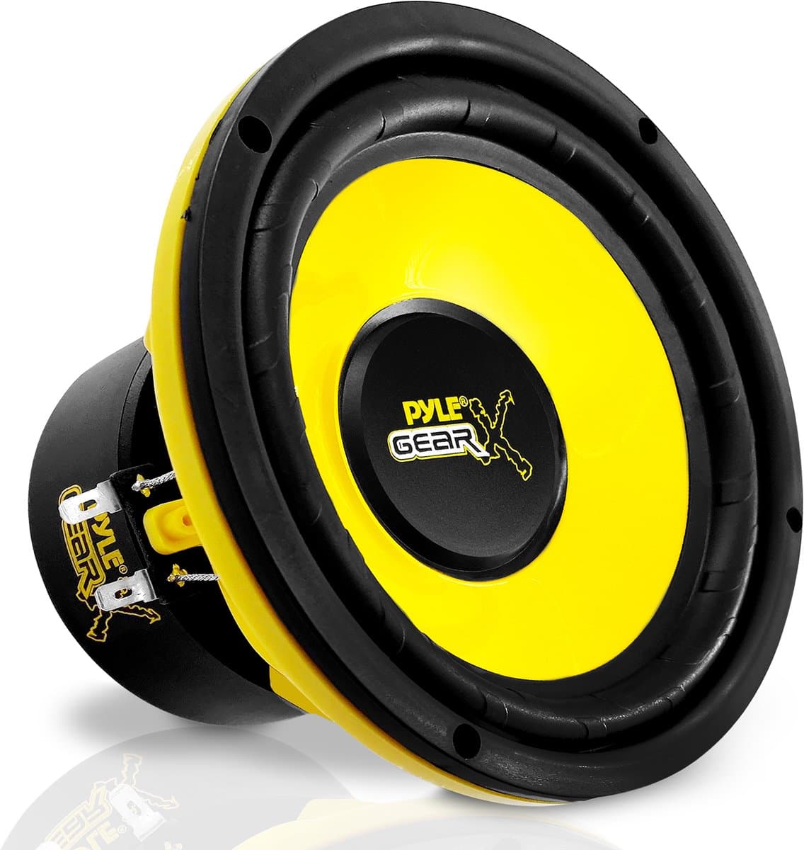 Pyle Auto Luidsprekers - 16,5 cm Midbass Woofer Geluidssysteem - 300 Watt - Geel — afbeelding 1