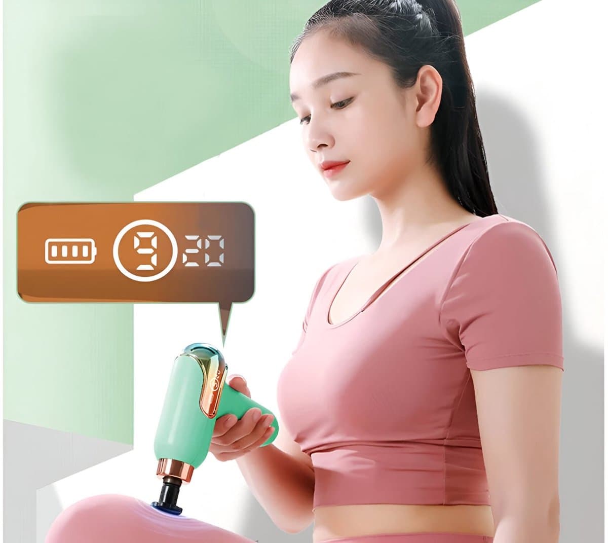 RelaxPro - Mini-massagepistool - Krachtig - Draagbaar - Stimulator voor spierontspanning — afbeelding 1