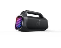 soundcore Anker Boom 2 Plus Buitenluidspreker - Bluetooth - 140W - 2+2 kanalen - BassUp 2.0 - 20 uur - Snel opladen - IPX7 - Waterdicht - RGB-verlichting - USB-C - Powerbank - Voor kamperen - Strand - Tuin