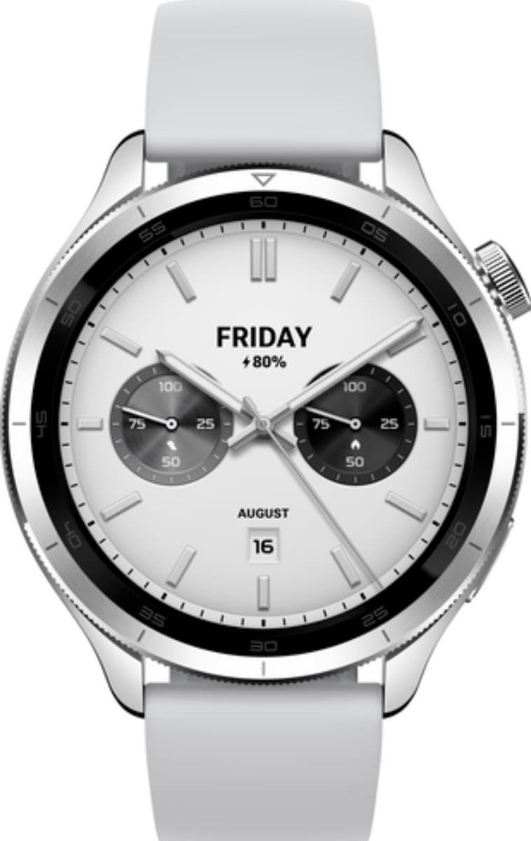 Xiaomi Watch S4 - Smartwatch - 47 mm - Zilverkleurig — afbeelding 1