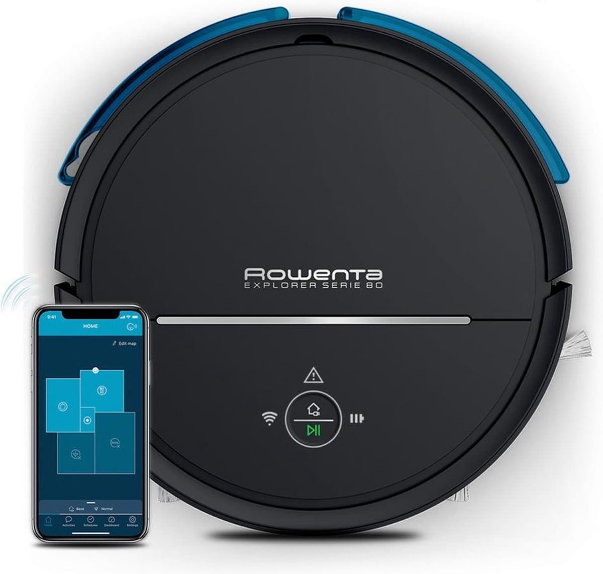 Rowenta robotstofzuiger Explorer Serie 80 RR7755 - Robotstofzuiger met dweilfunctie — afbeelding 1
