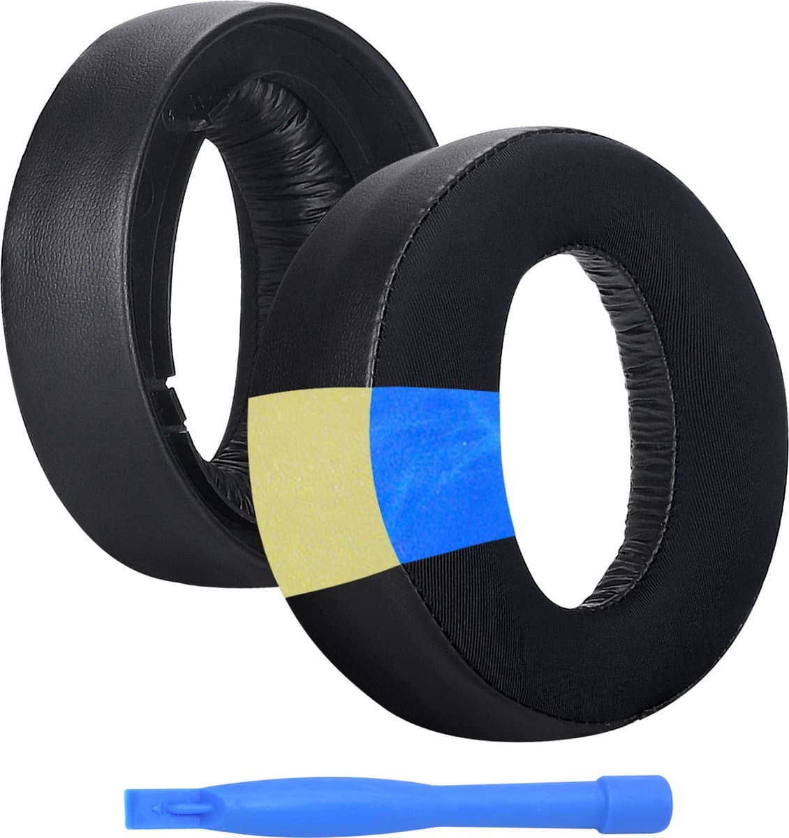 Vervangende Oorkussens voor Sony PlayStation 5 3D Pulse Wireless PS5 Hoofdtelefoons van MMOBIEL – Cooling Gel Koptelefoon Oorkussens - Noise Isolation Earpads – Zwart — afbeelding 1