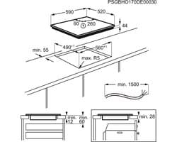 Inductiekookplaat Electrolux LIT60336C 60 cm Integreerbaar