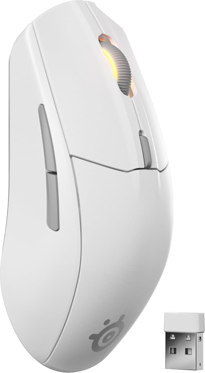 SteelSeries Rival 3 Gen 2 Draadloze Gaming Muis Wit — afbeelding 1