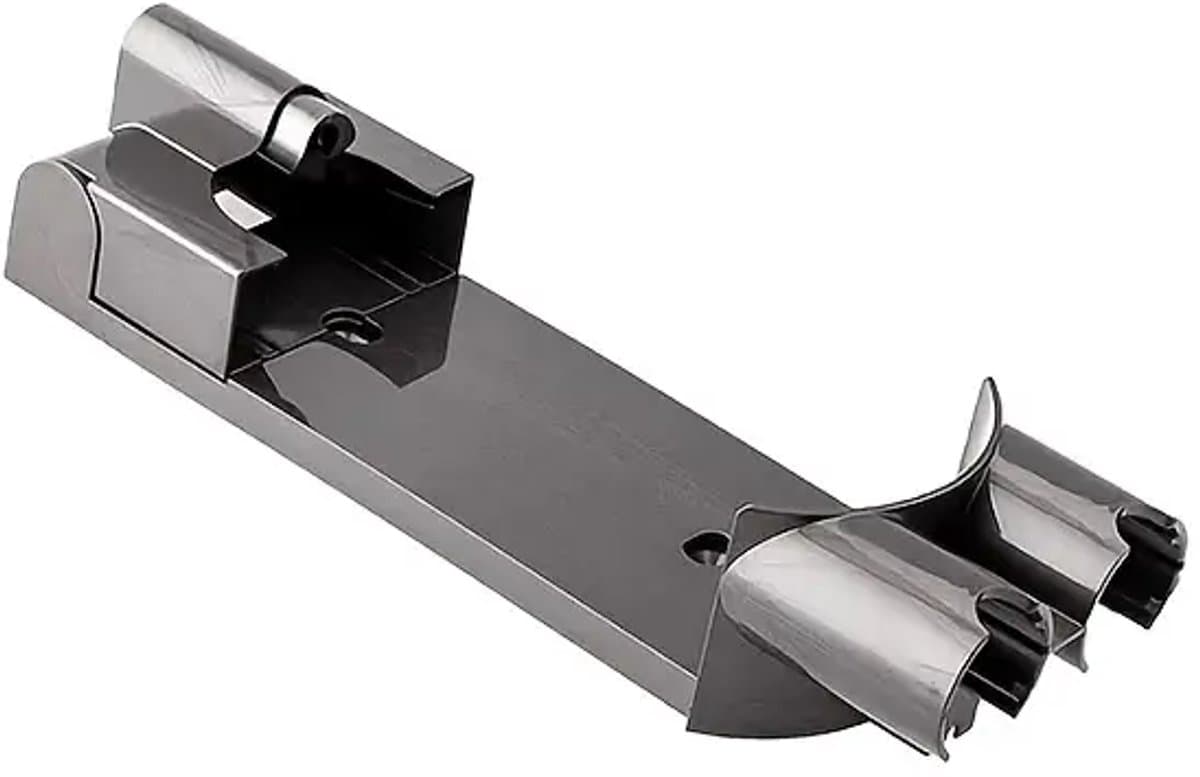 Wandhouder voor Dyson V7 & V8 – Docking Station – Wandmontagebeugel voor Steelstofzuiger – Inclusief Kabelgeleider – Ophangbeugel voor Accessoires – Zwart Kunststof – 33 cm — afbeelding 1